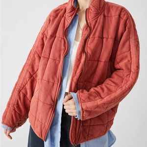 Free people quilted jacket NWT